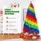 Costway 7ft. Unlit Rainbow Full Fir Artificial Christmas Tree